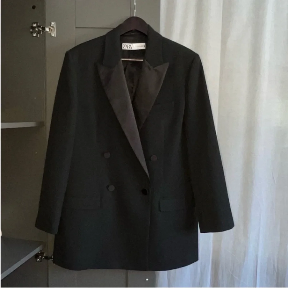 L. ZARA TONAL DOUBLE-BREASTED BLAZER - Picture 3 of 13
